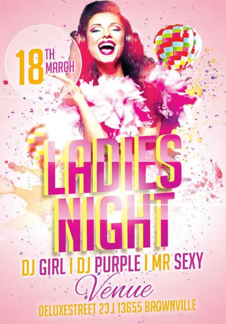 Ladies Night Flyer 9