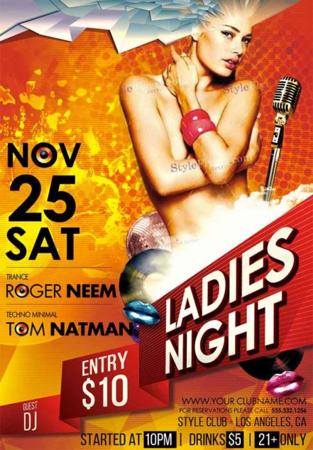 Ladies Night Flyer FB