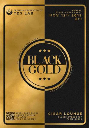 Minimal Black And Gold Flyer V6