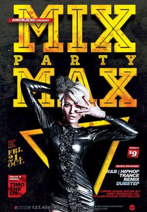 Mix Max Party Flyer T1