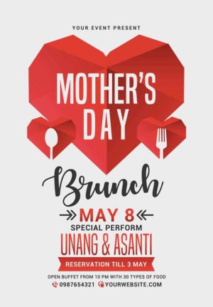 Mothers Day Brunch Flyer T4