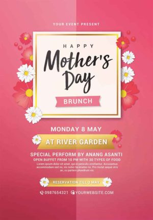 Mothers Day Brunch Flyer T5