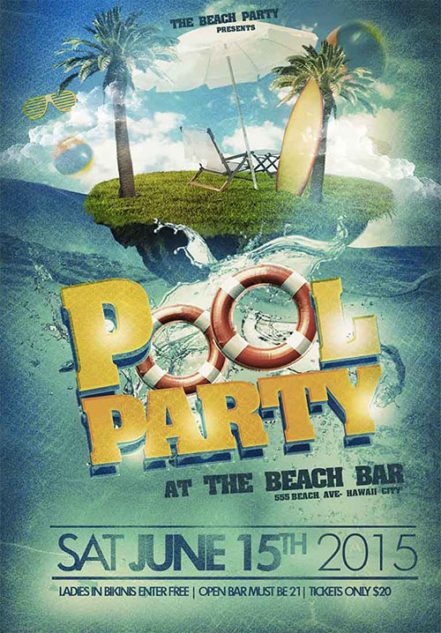 Pool Party Flyer 8