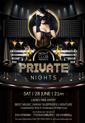 Private Nights Flyer