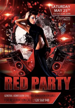 Red Party Flyer V2