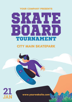 Skateboard Tournament Flyer