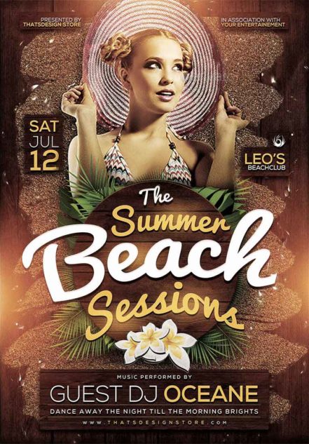 Summer Beach Party Flyer 10