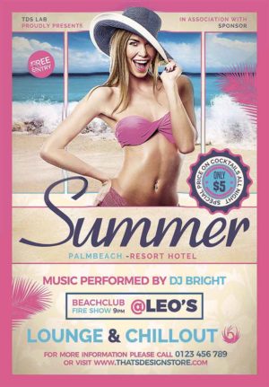 Summer Beach Party Flyer 9