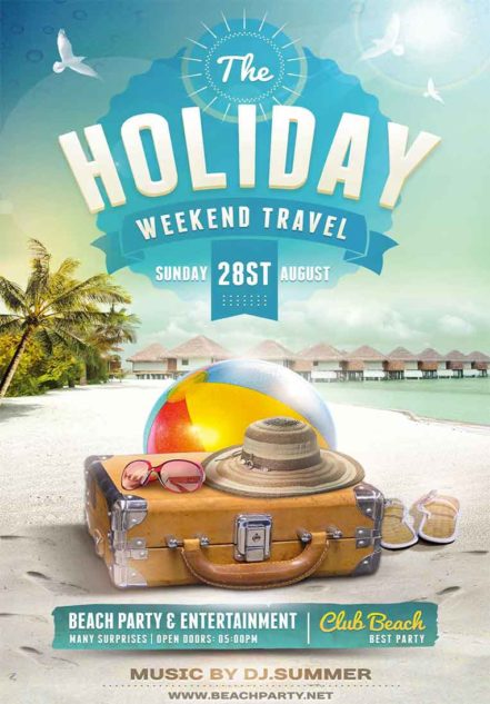 Summer Holiday Travel Flyer 1