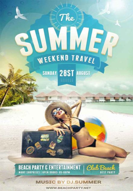 Summer Holiday Travel Flyer 2