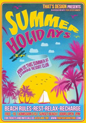 Summer Holidays Flyer V32