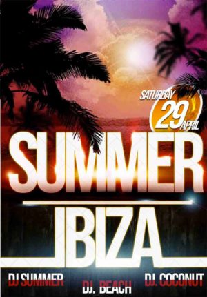 Summer Ibiza Flyer