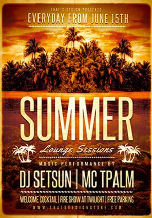 Summer Lounge Flyer V3