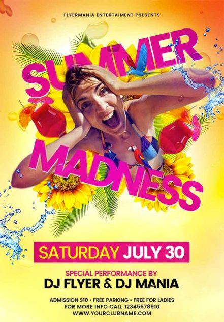 Summer Madness Flyer