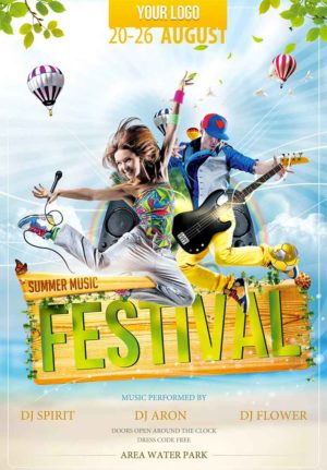 Summer Music Festival Flyer 1