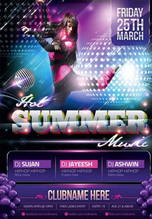 Summer Music Flyer