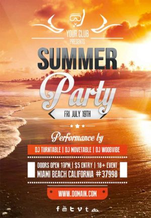Summer Party Flyer 12