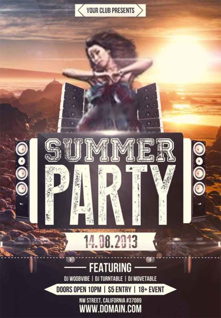 Summer Party Flyer 18