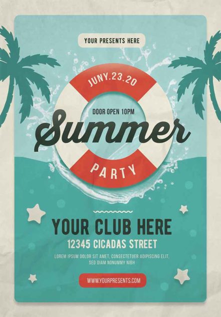 Summer Party Flyer 22