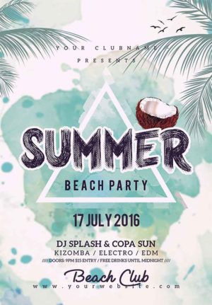 Summer Party Flyer 3