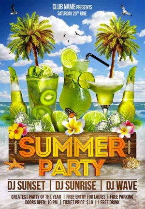Summer Party Flyer 5