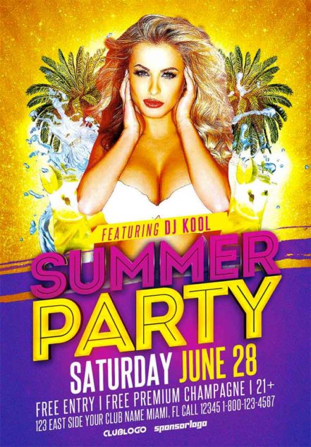 Summer Party Flyer V3