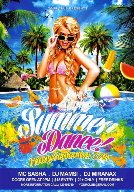 Summer Pool Flyer
