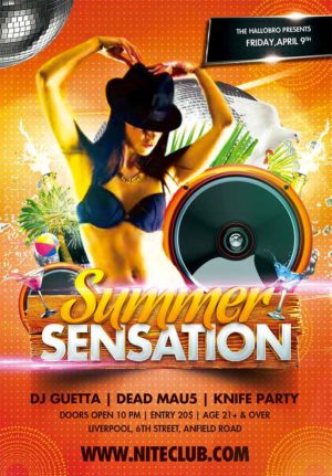 Summer Sensation Flyer 2