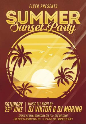 Summer Sunset Party