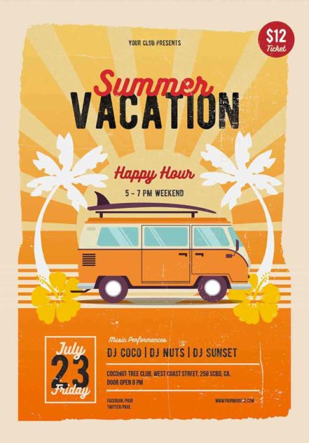 Summer Vacation Flyer 1