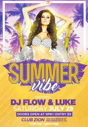 Summer Vibe Party Flyer