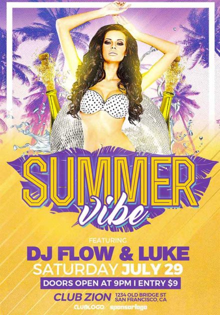 Summer Vibe Party Flyer