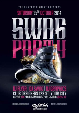 Swag Party Flyer