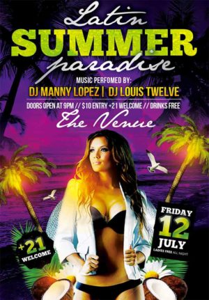 The Summer Paradise Flyer