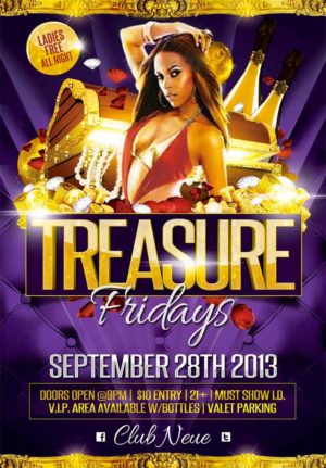 Treasure Party Flyer