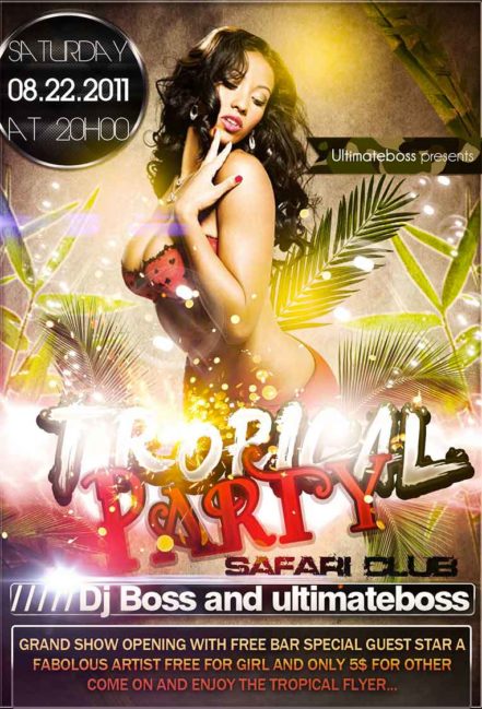 Tropical Party Flyer 2