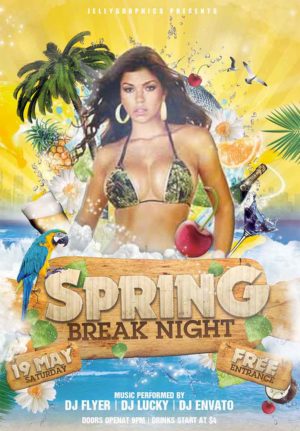 Tropical Spring Summer Flyer