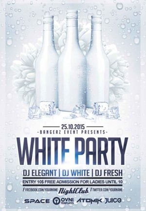White Party 3 Flyer