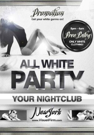 White Party Flyer 3