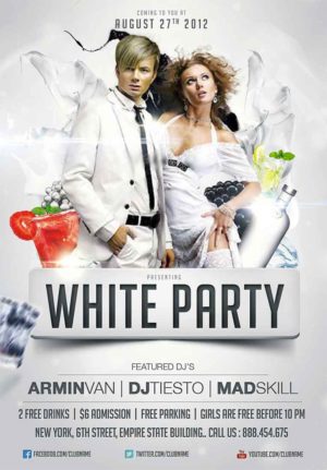 White Party Flyer 4