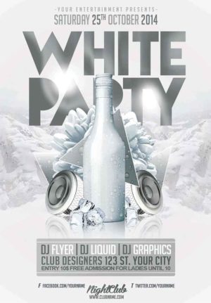 White Party Flyer 6