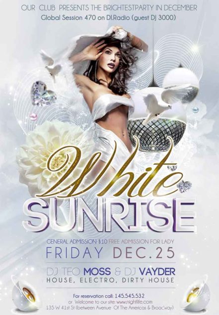 White Sunrise Flyer