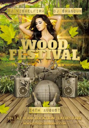 Wood Festival Flyer
