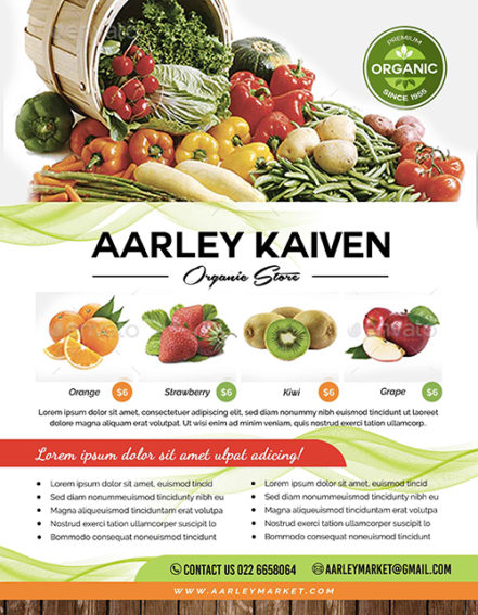 Organic Market Flyer A
