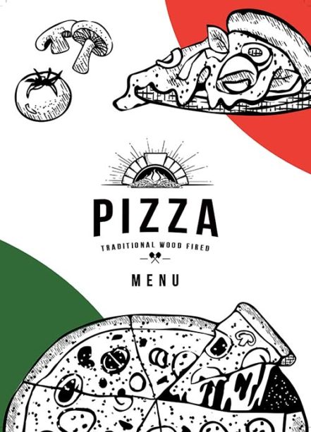 Pizza Menu Layout Italian 1 A