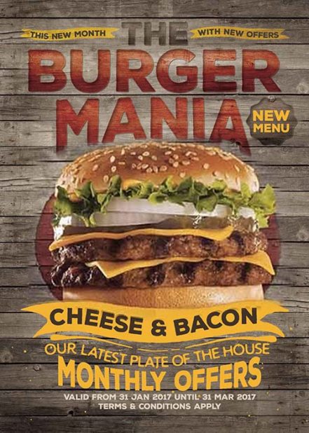 Rustic Fast Food Flyer A