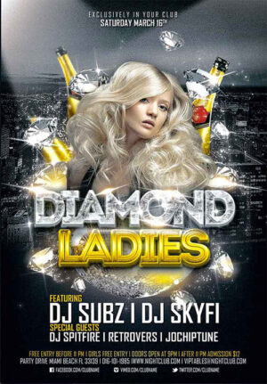 Diamond Ladies Club Flyer