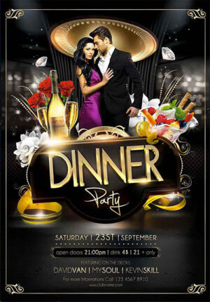 Dinner Party Flyer