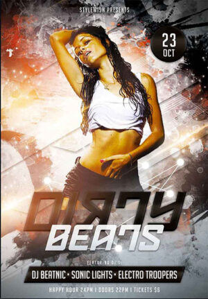 Dirty Beats Flyer