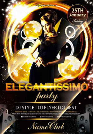 Elegantissimo Party Flyer FB